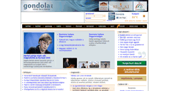 Desktop Screenshot of gondola.hu